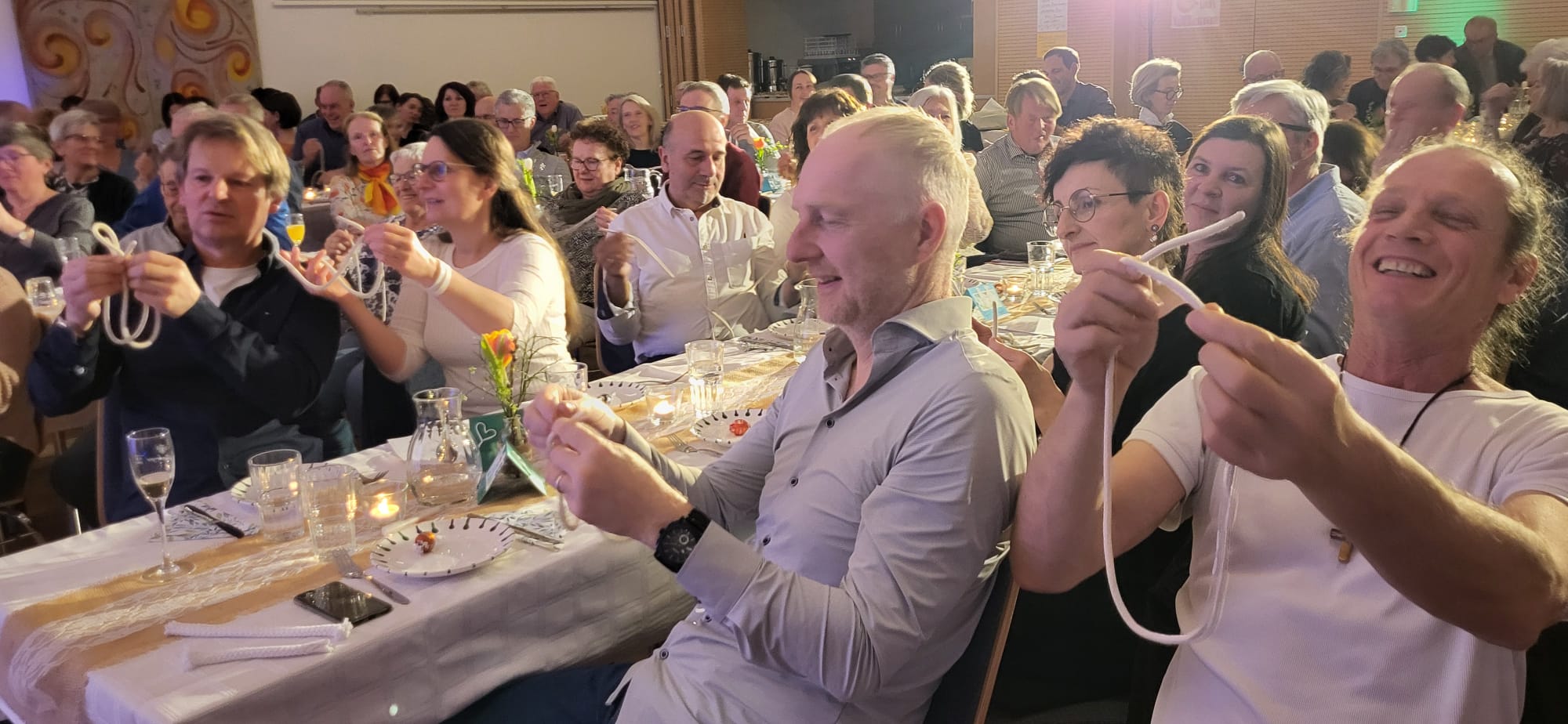 Zaubershow, Blick ins Publikum