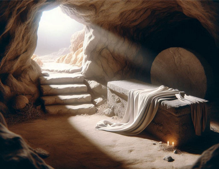 Auferstehung, das Grab ist leer